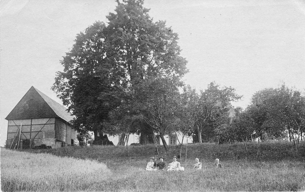 Fam Hertel auf der Wiese - ca. 1905